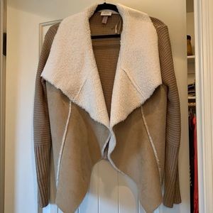 Faux Fur Cardigan